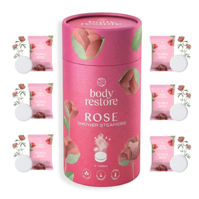 Shower Steamers alla Rosa Floreale - Scatola Regalo da 6