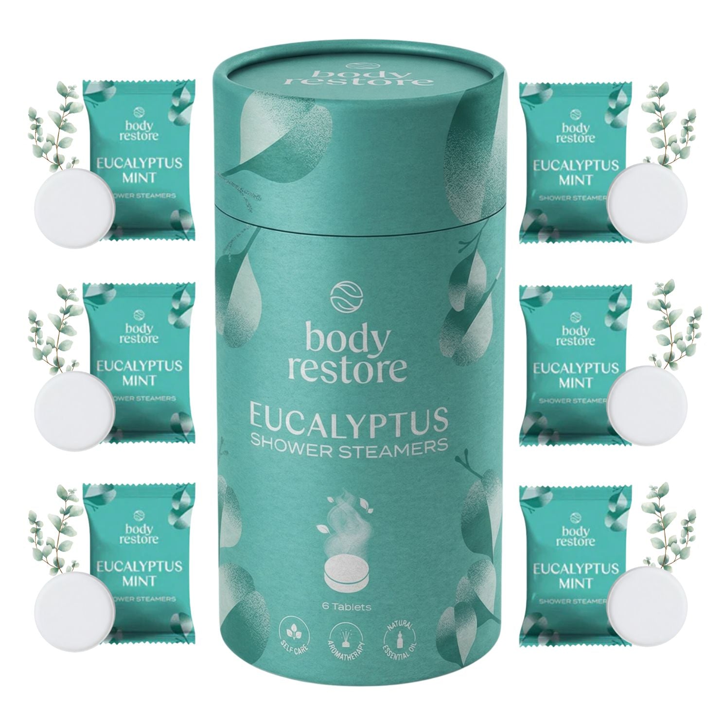 Shower Steamers all'Eucalipto - Scatola Regalo da 6