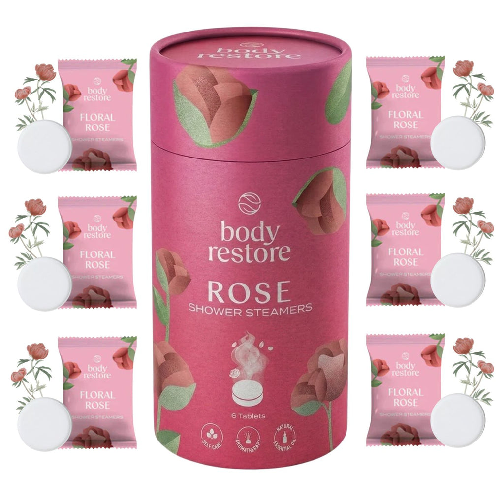 Shower Steamers alla Rosa Floreale - Scatola Regalo da 6