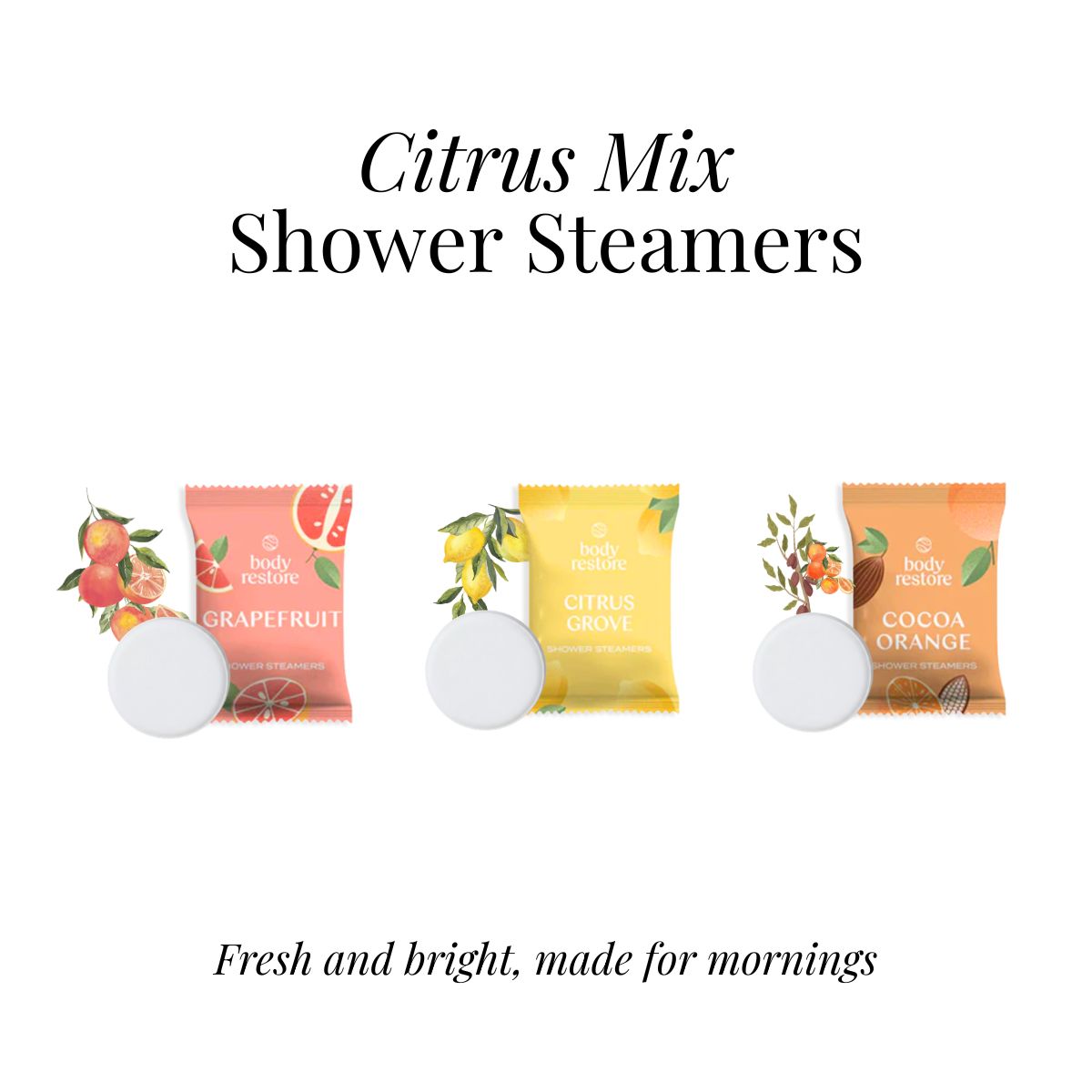 Shower Steamers Mix Agrumi - Scatola Regalo da 6