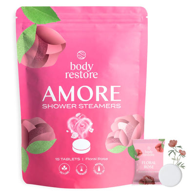 Shower Steamers alla Rosa Floreale - Confezione da 15