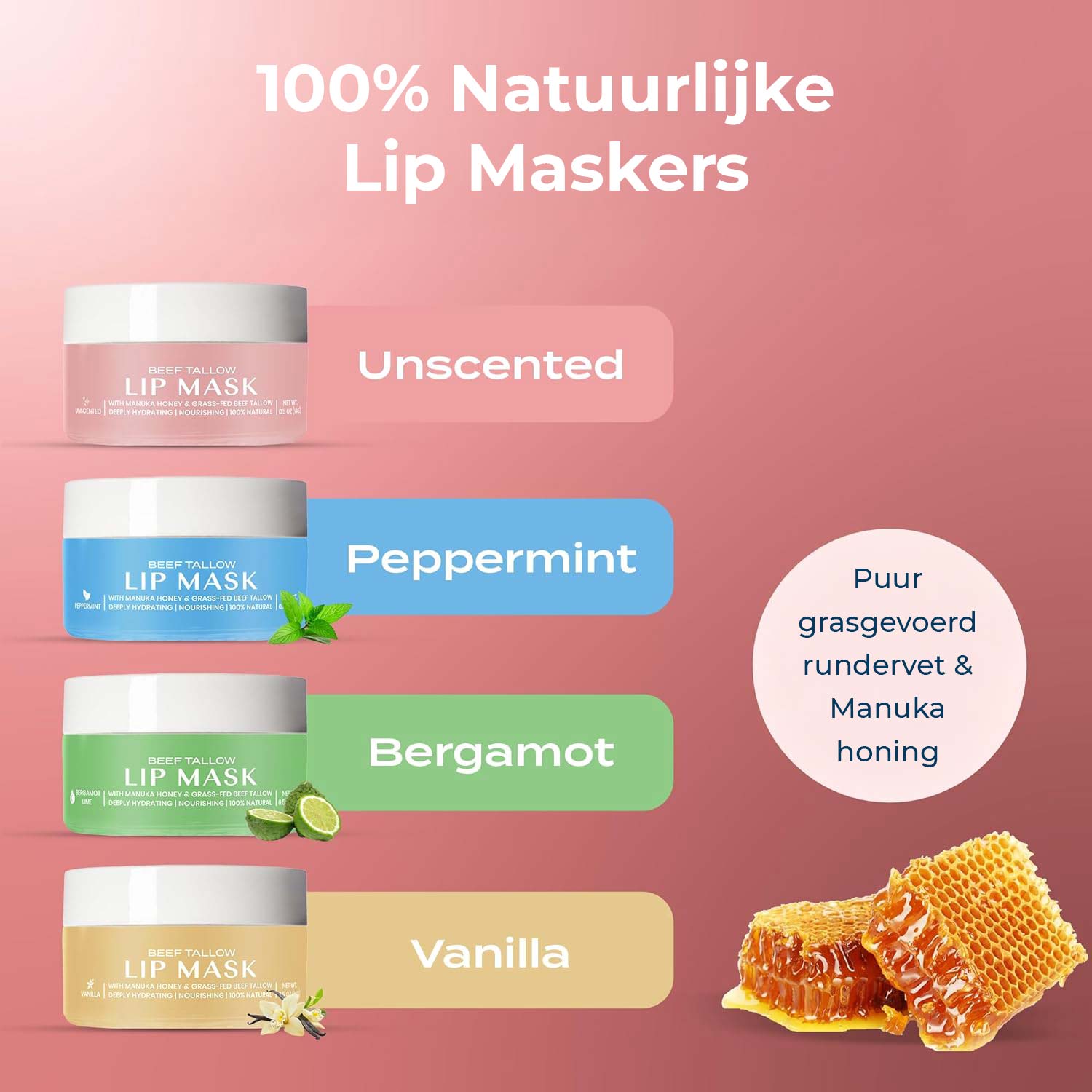 Maschera Labbra al Sevo di Manzo - Senza Profumo