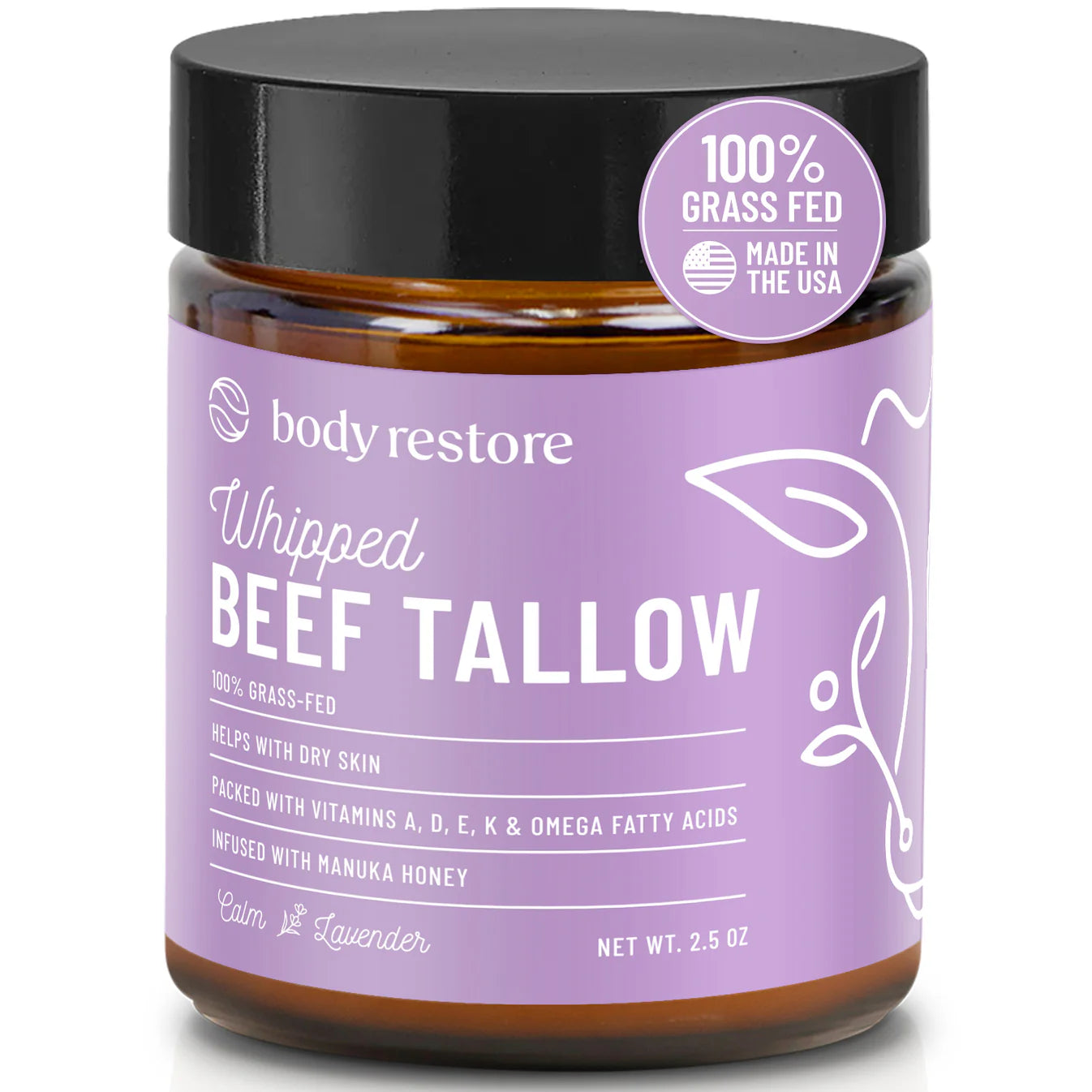 Beef Tallow Crème - Lavendel
