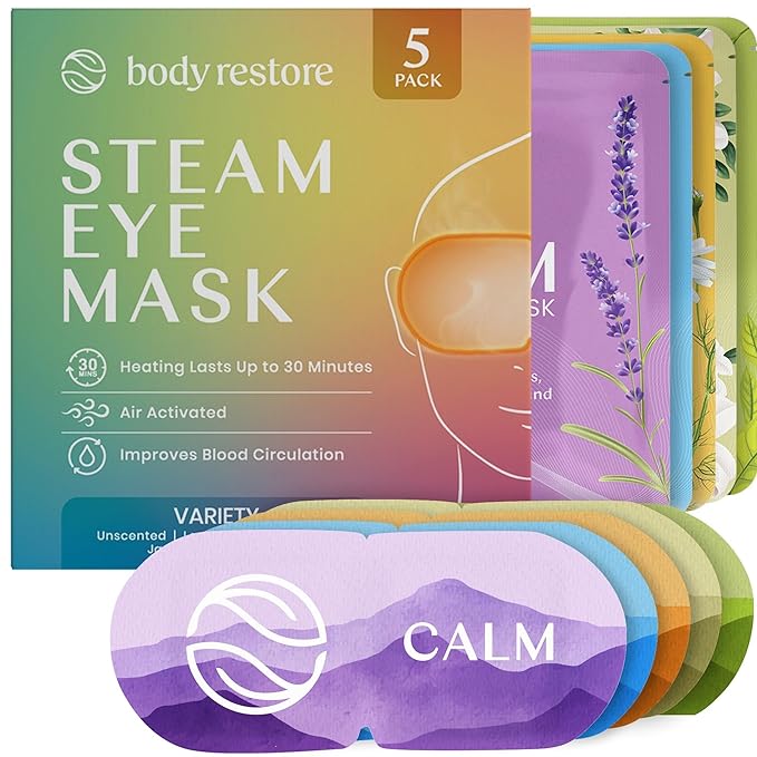 Maschere Vapore per Occhi Varie - Confezione da 5