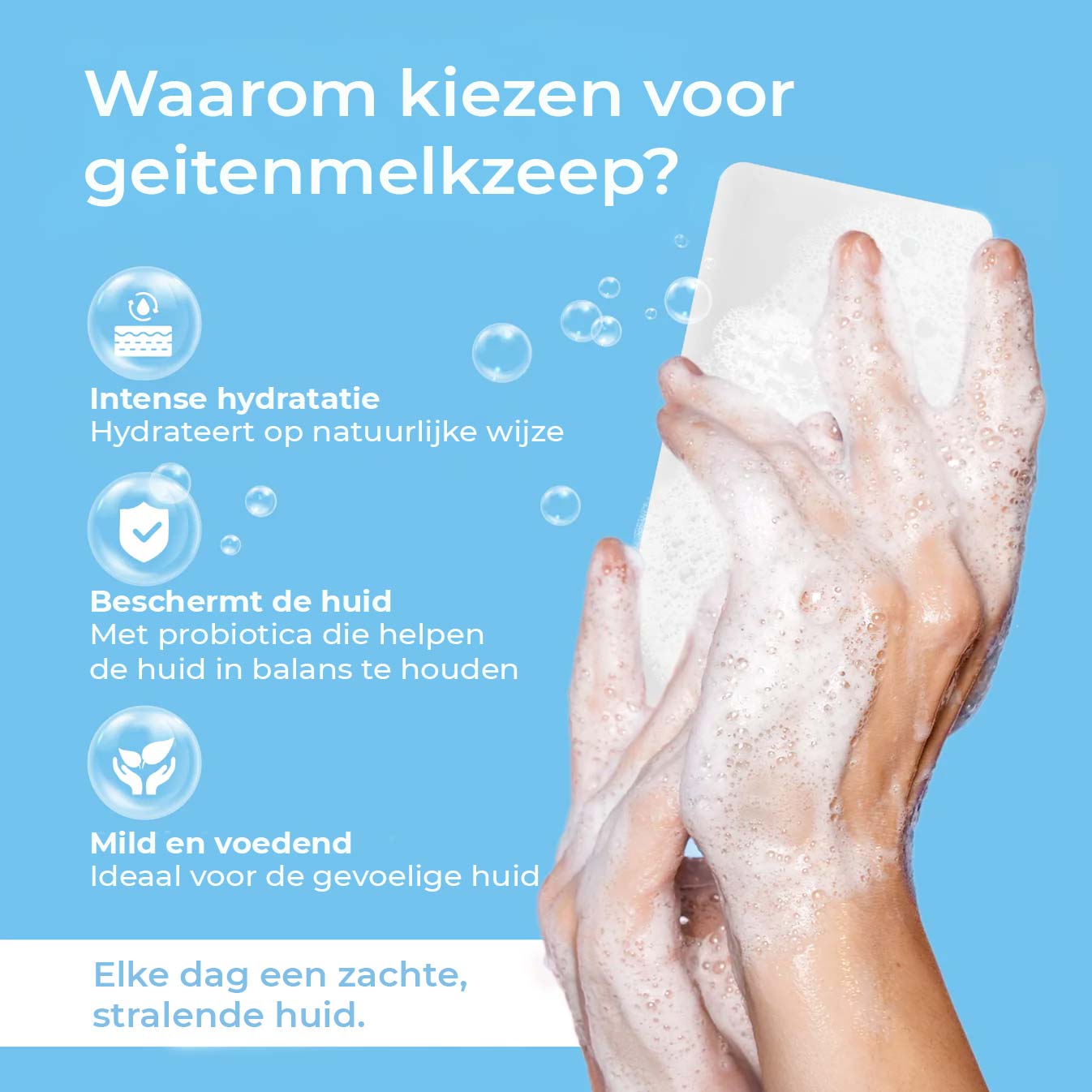Sapone al Latte di Capra - Senza Profumo (Geitenmelkzeep)