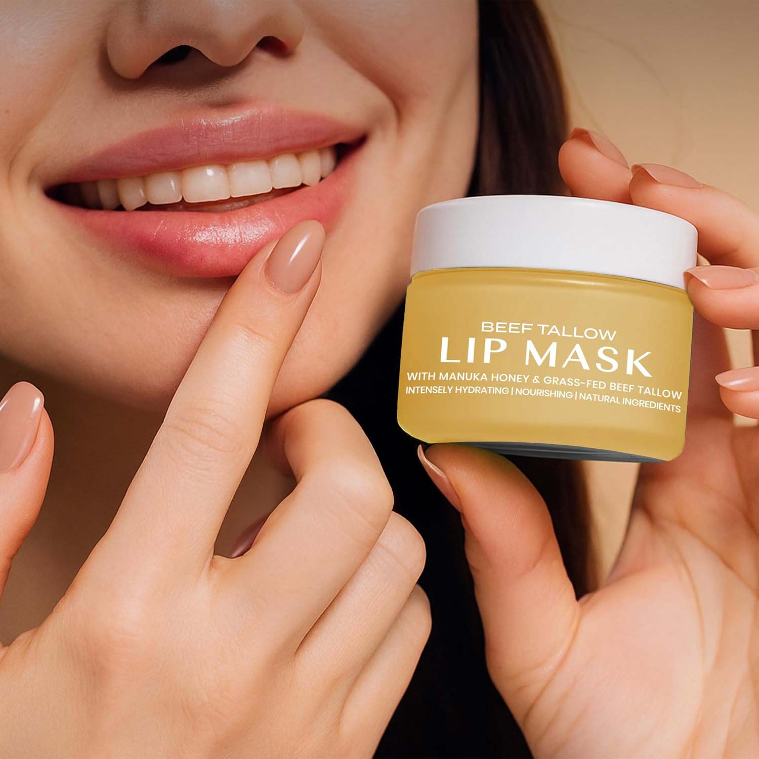 Maschera Labbra al Sevo di Manzo - Vaniglia