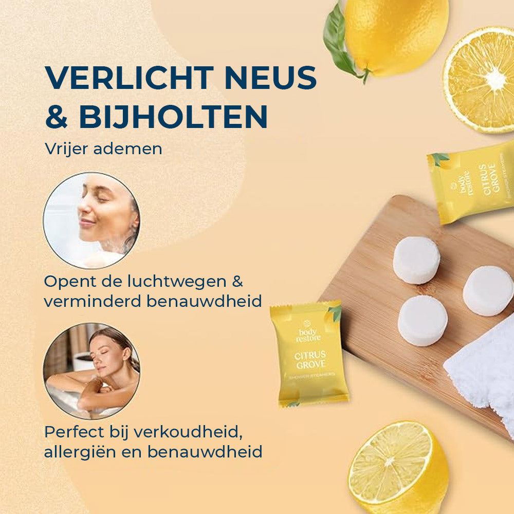 Een frisse spa-ervaring onder de douche