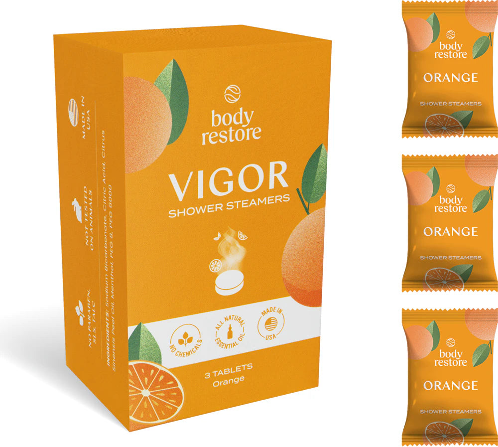 Shower Steamer all'Arancia (confezione da 3)